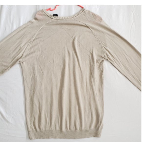 Claiborne Diamond Pattern SOFT Long Sleeve Sweater Shirt V-NECK - Picture 8 of 11